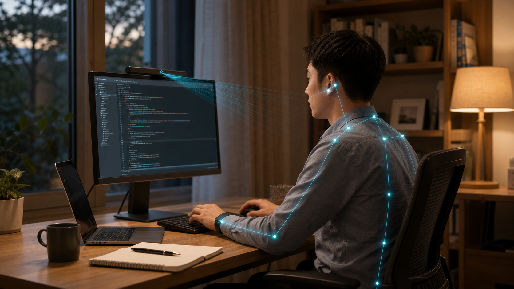 DeskGuard AI 家庭书房应用场景