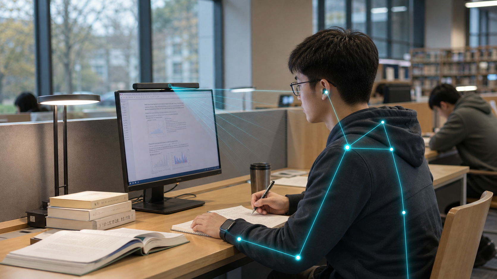 DeskGuard AI 学校自习室应用场景
